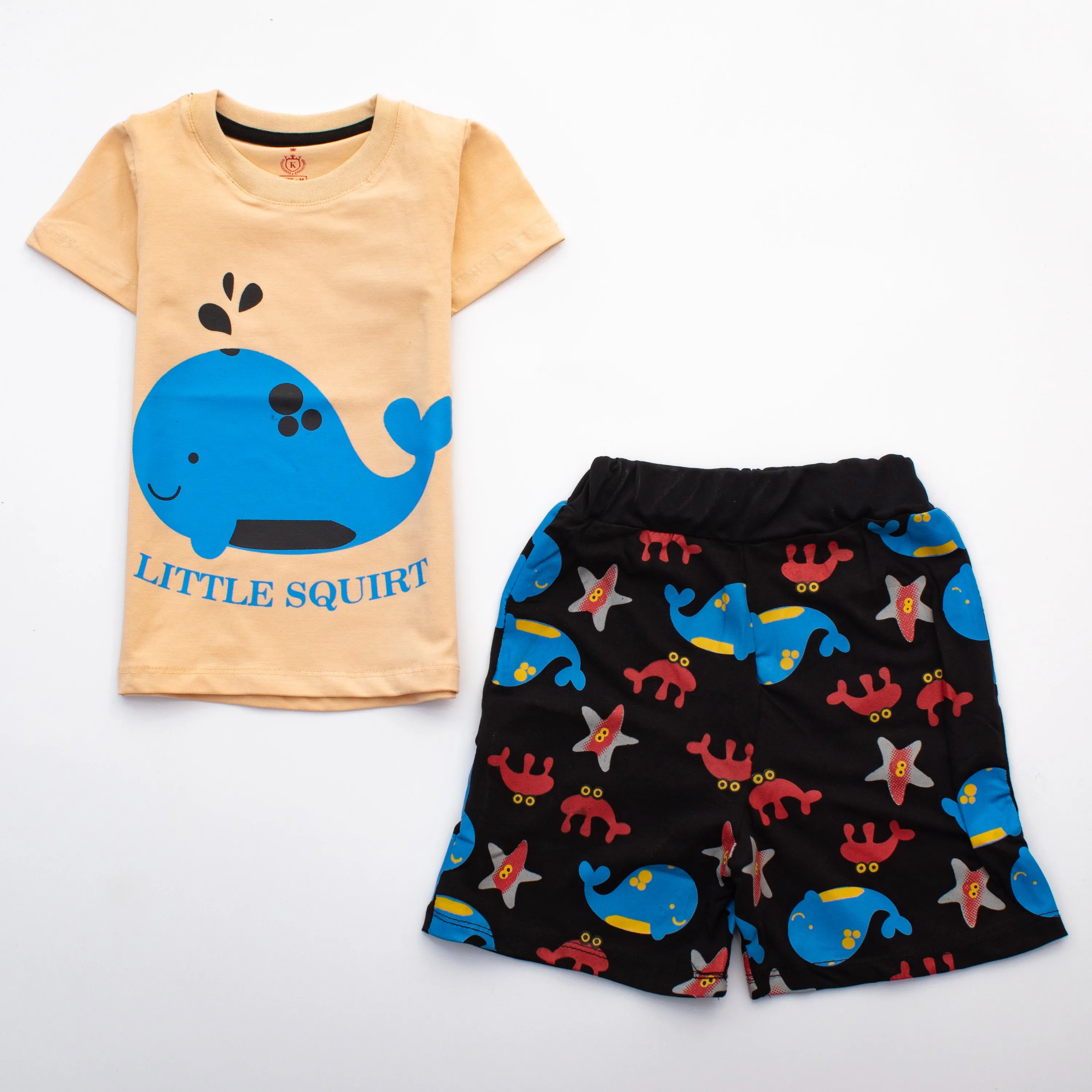 Boys Half Sleeves 2 Piece Suit ( Little Squirt )