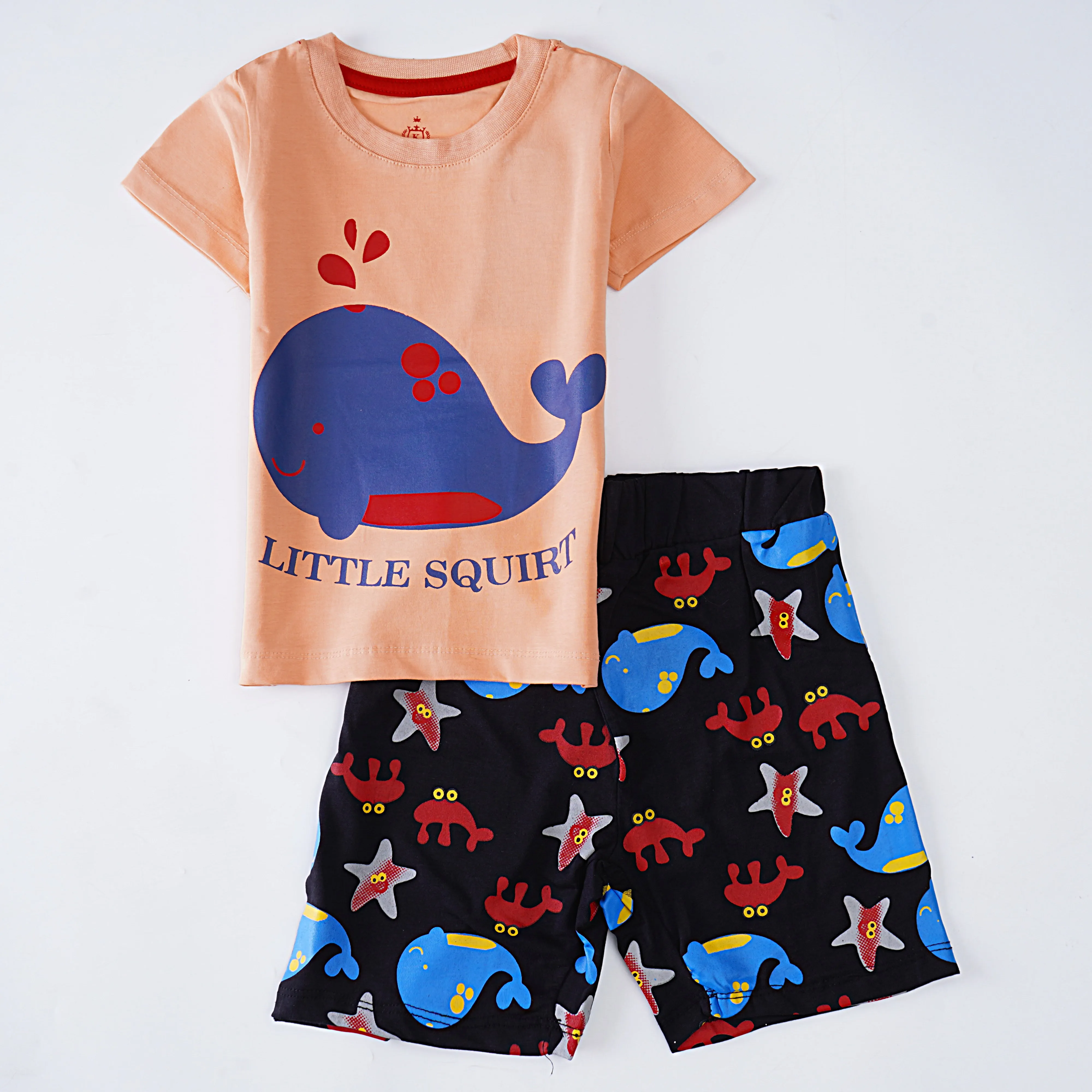 Boys Half Sleeves 2 Piece Suit ( Little Squirt )