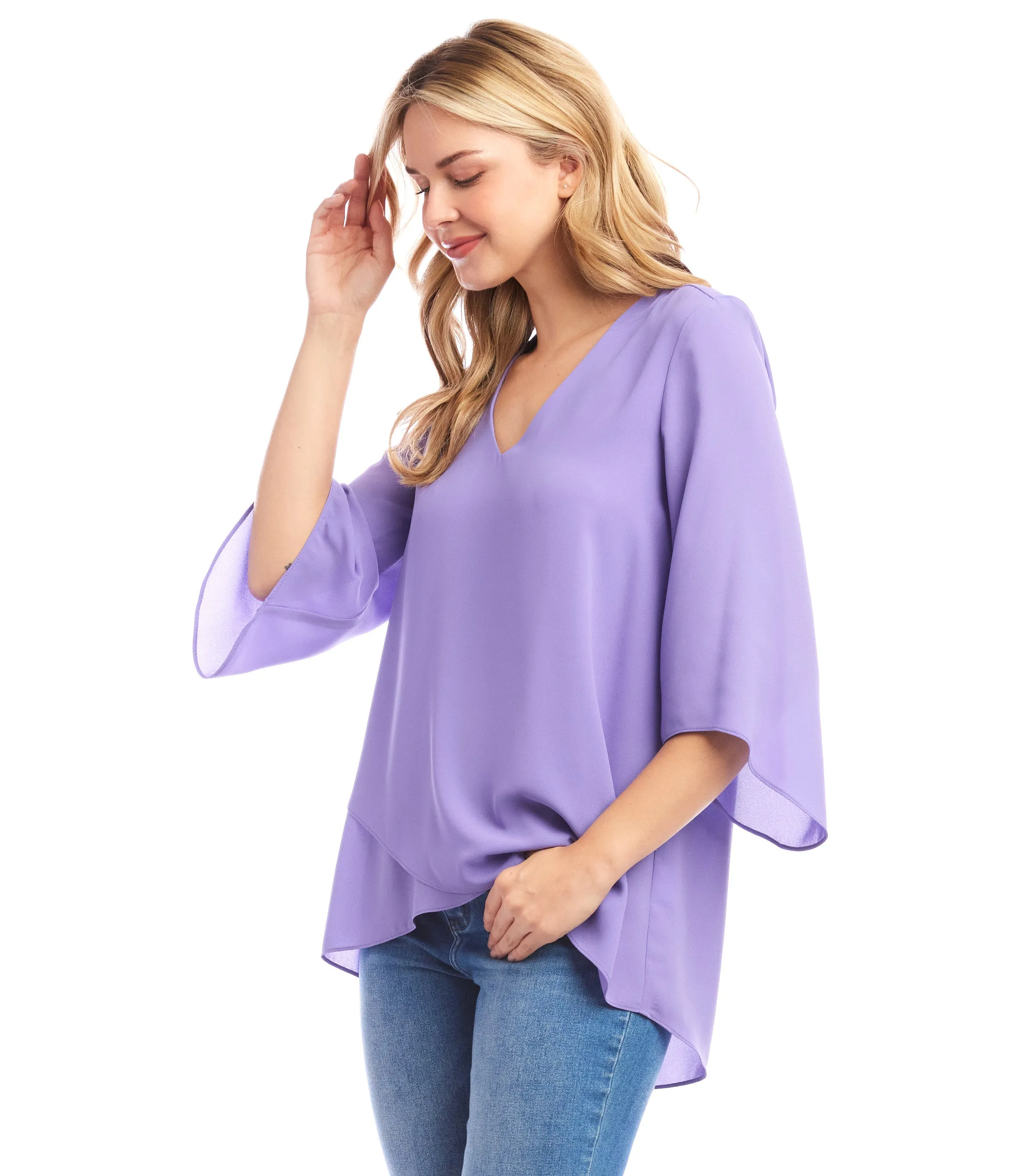 Bracelet Sleeve Asymmetric Top