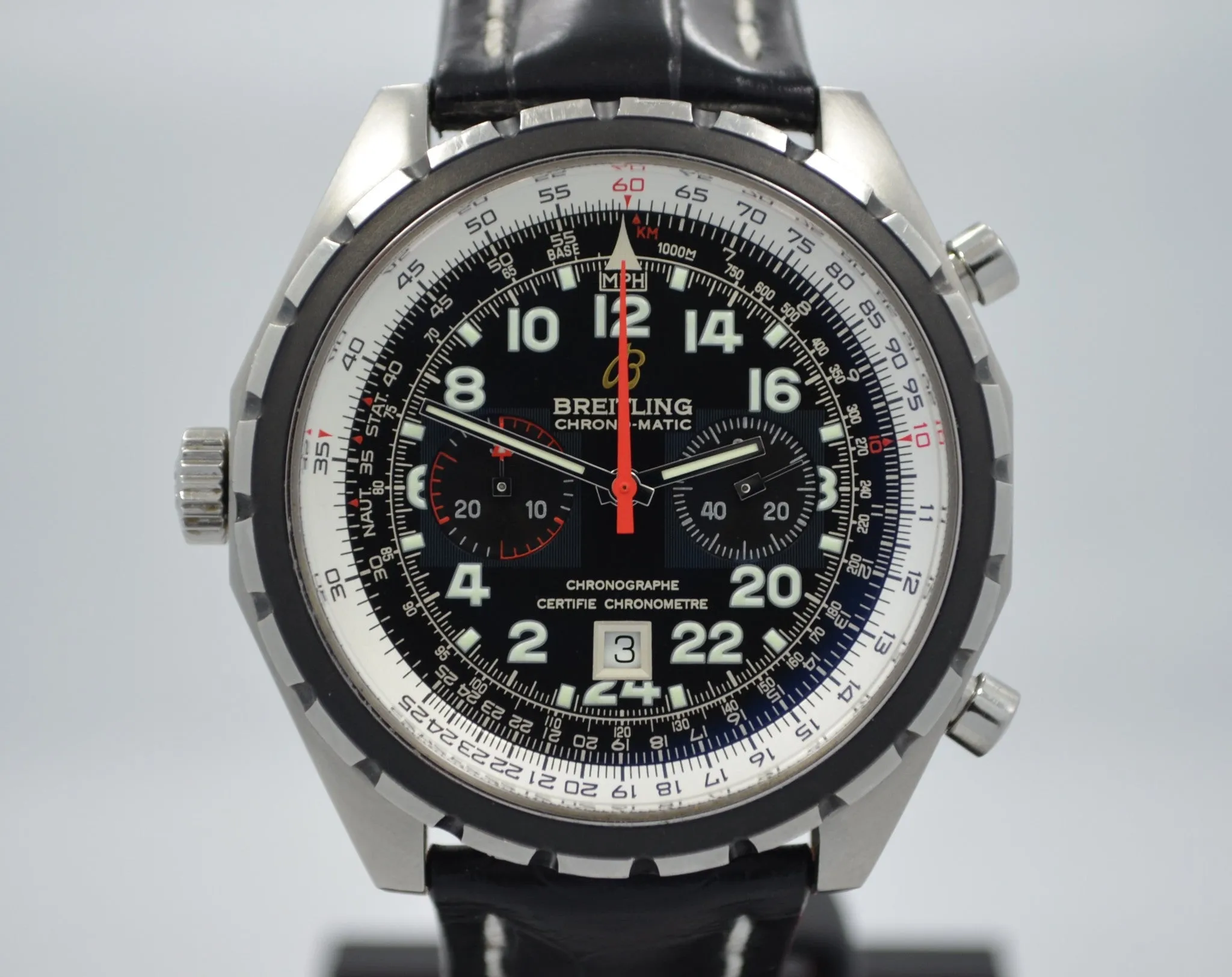 Breitling Chronomatic A22360 Steel 24HR Limited Edition Chronograph Automatic Watch