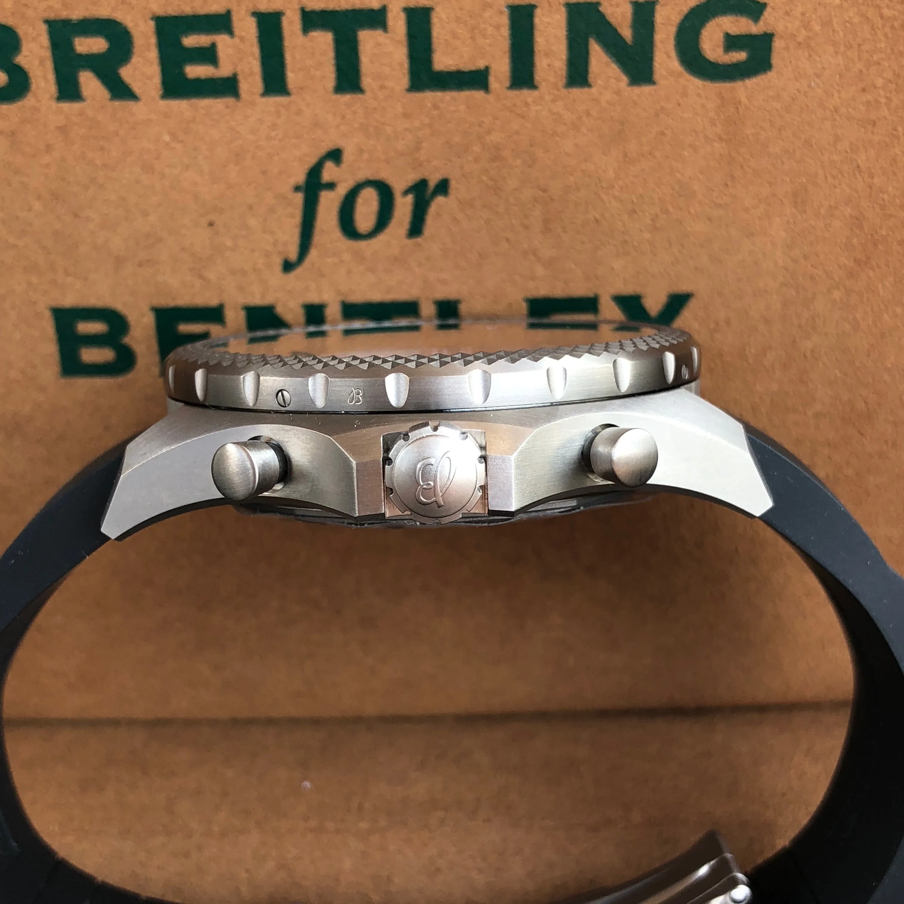 Breitling For Bentley E27365 SuperSport Light Body Titanium Automatic Chronograph Limited Edition Box & Papers