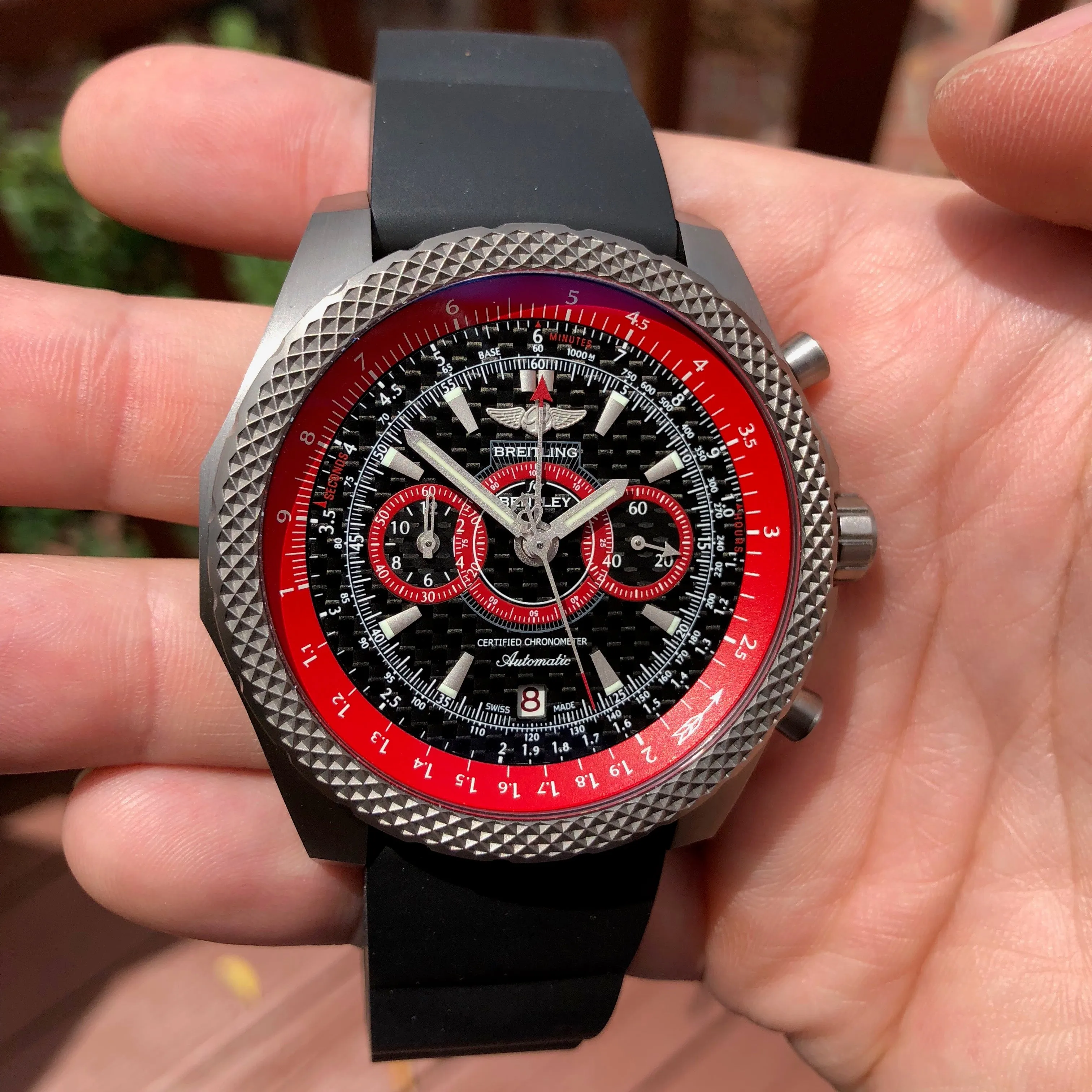 Breitling For Bentley E27365 SuperSport Light Body Titanium Automatic Chronograph Limited Edition Box & Papers