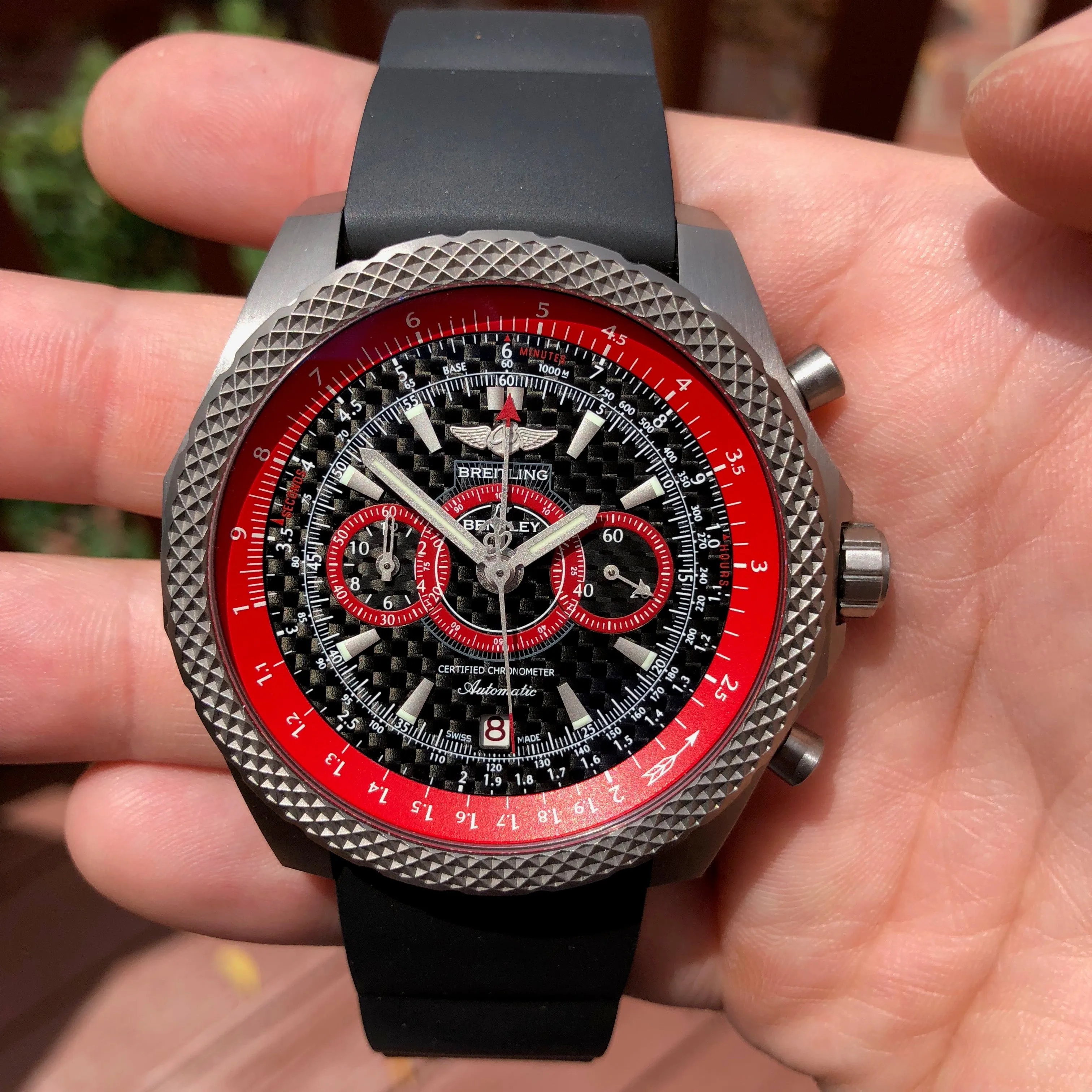 Breitling For Bentley E27365 SuperSport Light Body Titanium Automatic Chronograph Limited Edition Box & Papers