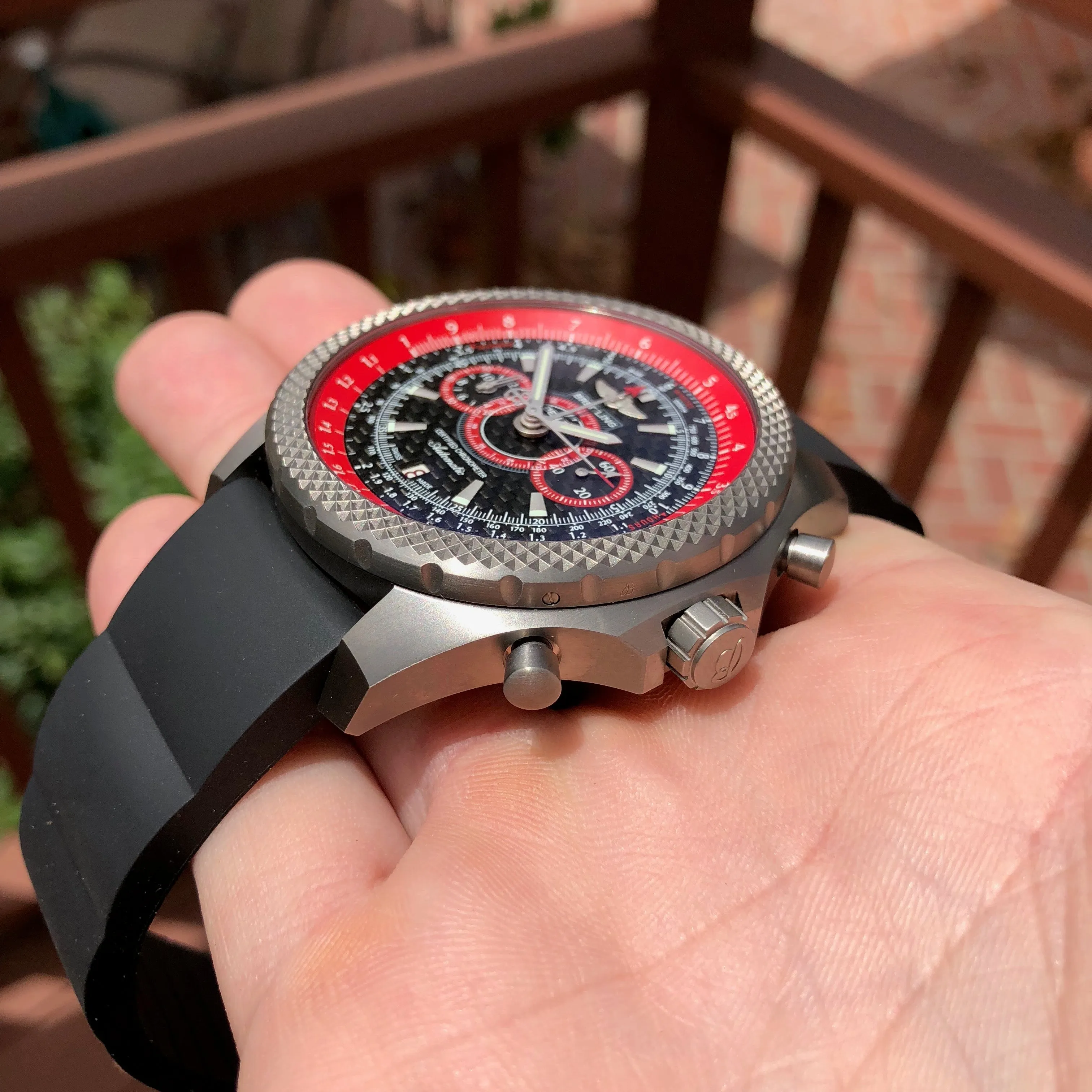 Breitling For Bentley E27365 SuperSport Light Body Titanium Automatic Chronograph Limited Edition Box & Papers