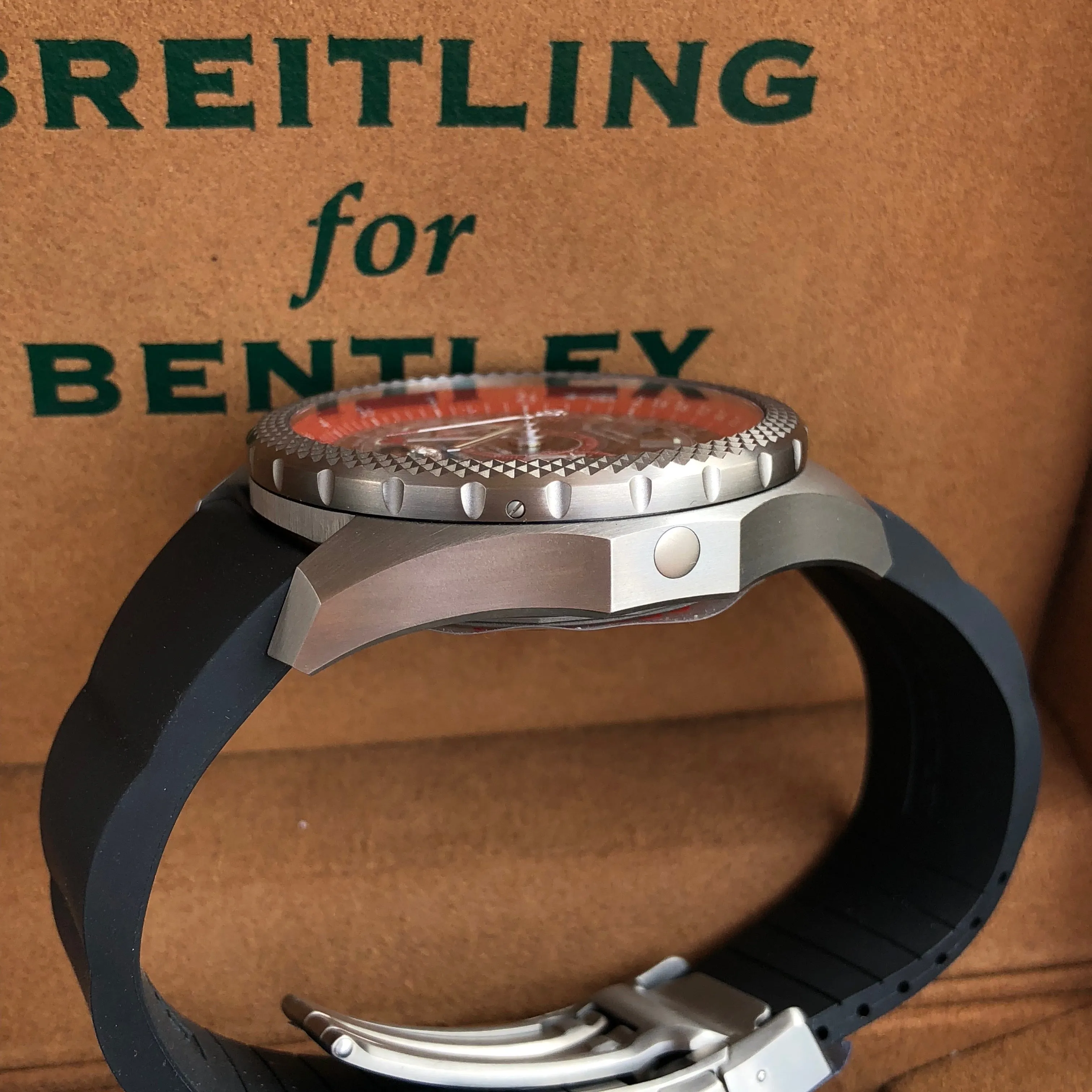 Breitling For Bentley E27365 SuperSport Light Body Titanium Automatic Chronograph Limited Edition Box & Papers