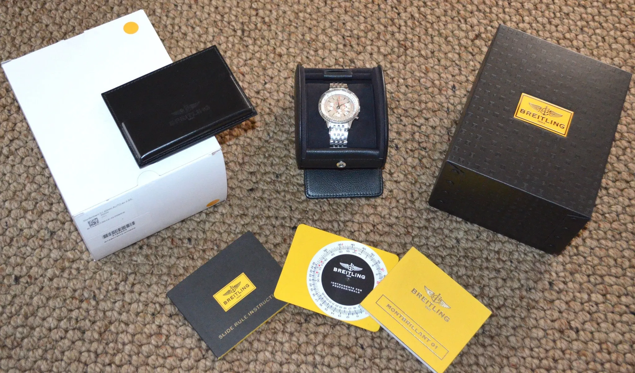 Breitling Montbrilliant 01 AB013012 Chronograph Steel Automatic Wristwatch