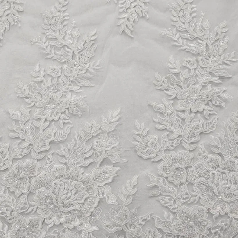 Bridal Lace White 14007A 130 cm