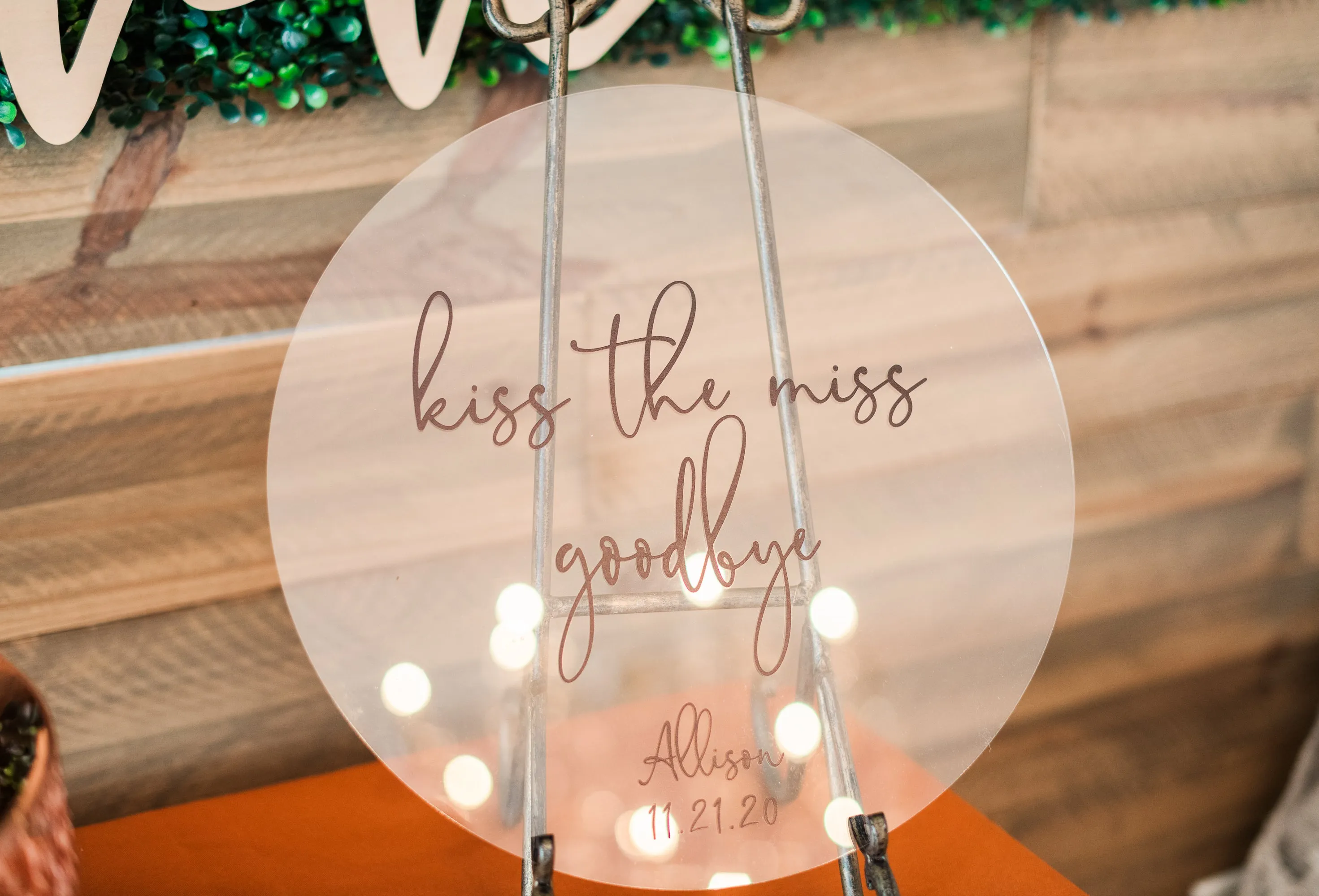 Bridal Shower Game Sign