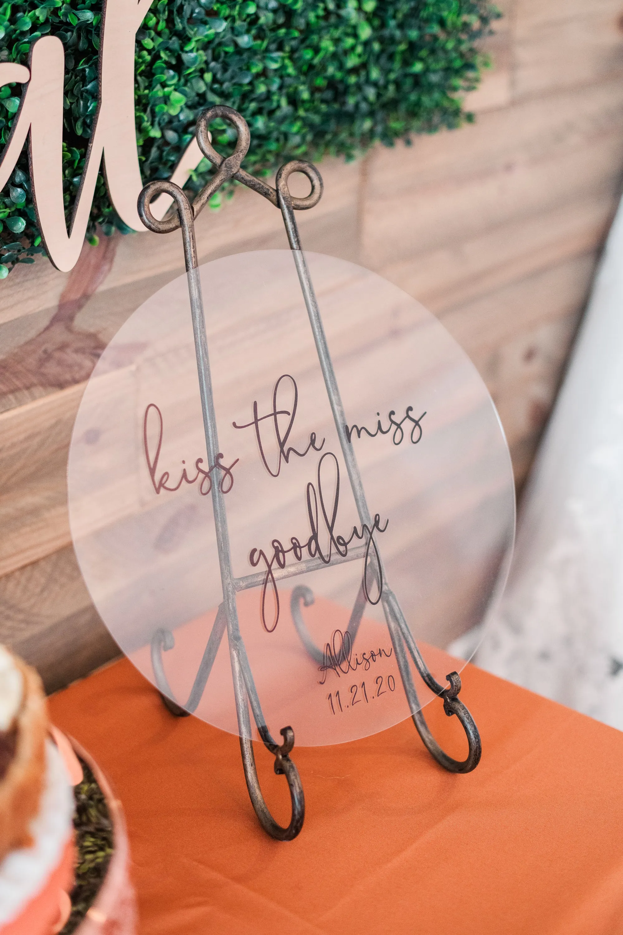 Bridal Shower Game Sign