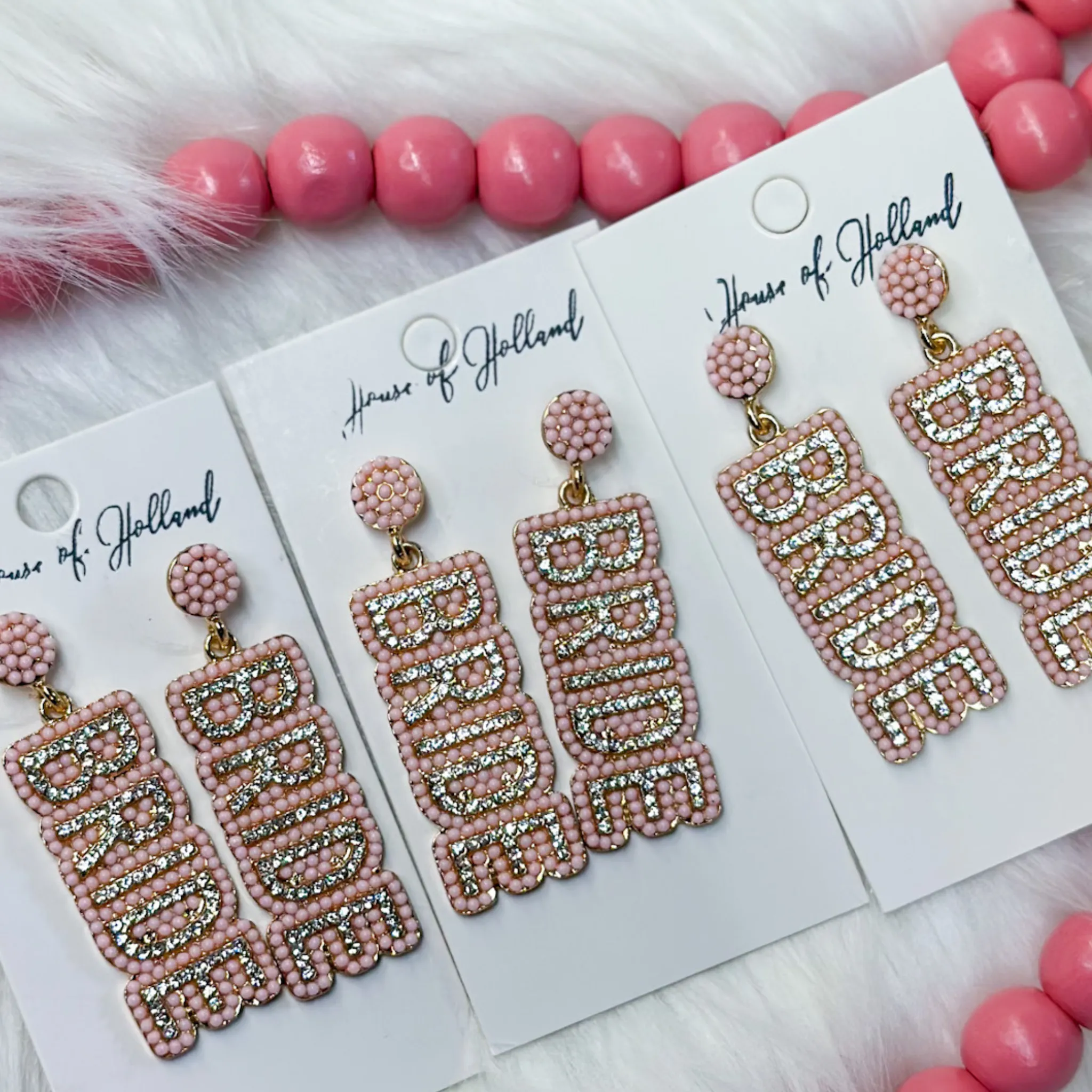 Bride Beaded Earrings