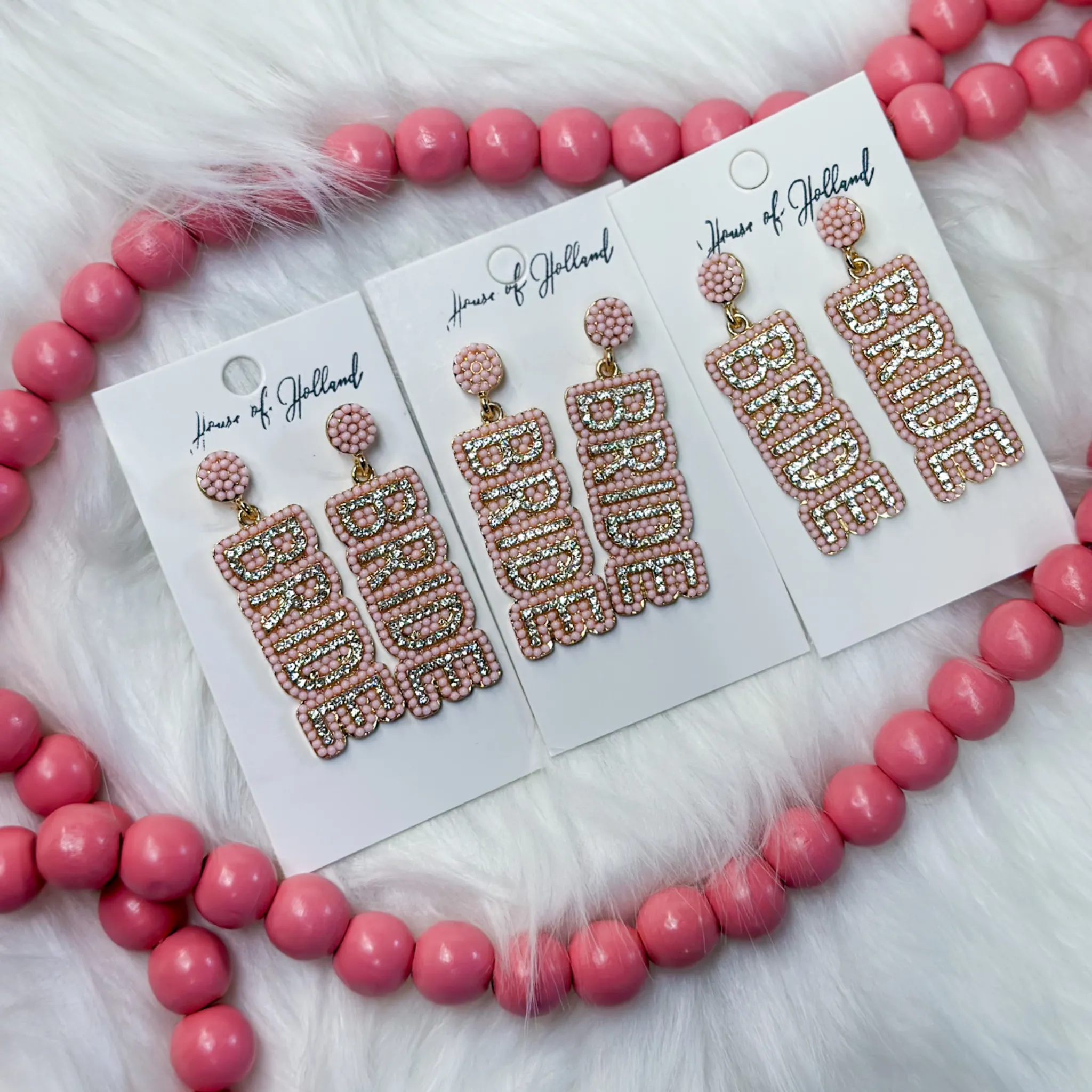 Bride Beaded Earrings
