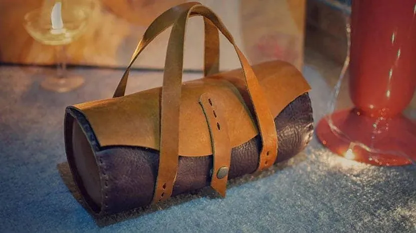 Brown Fusion - Barrel Purse