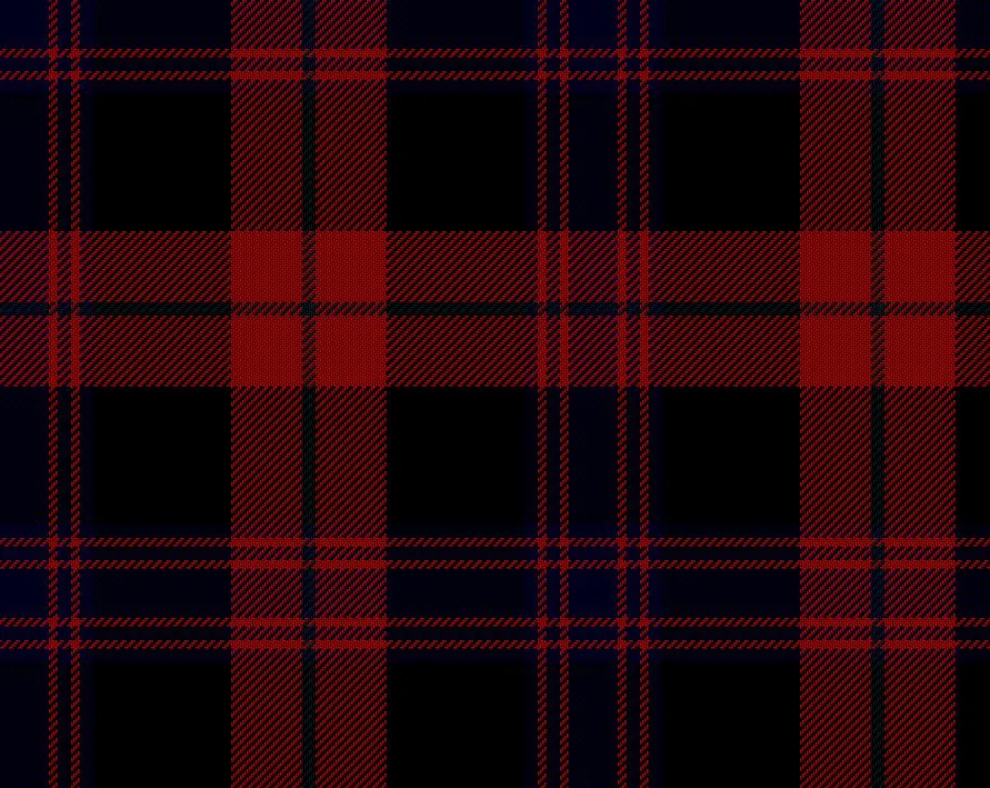 Brown Modern Tartan Tam