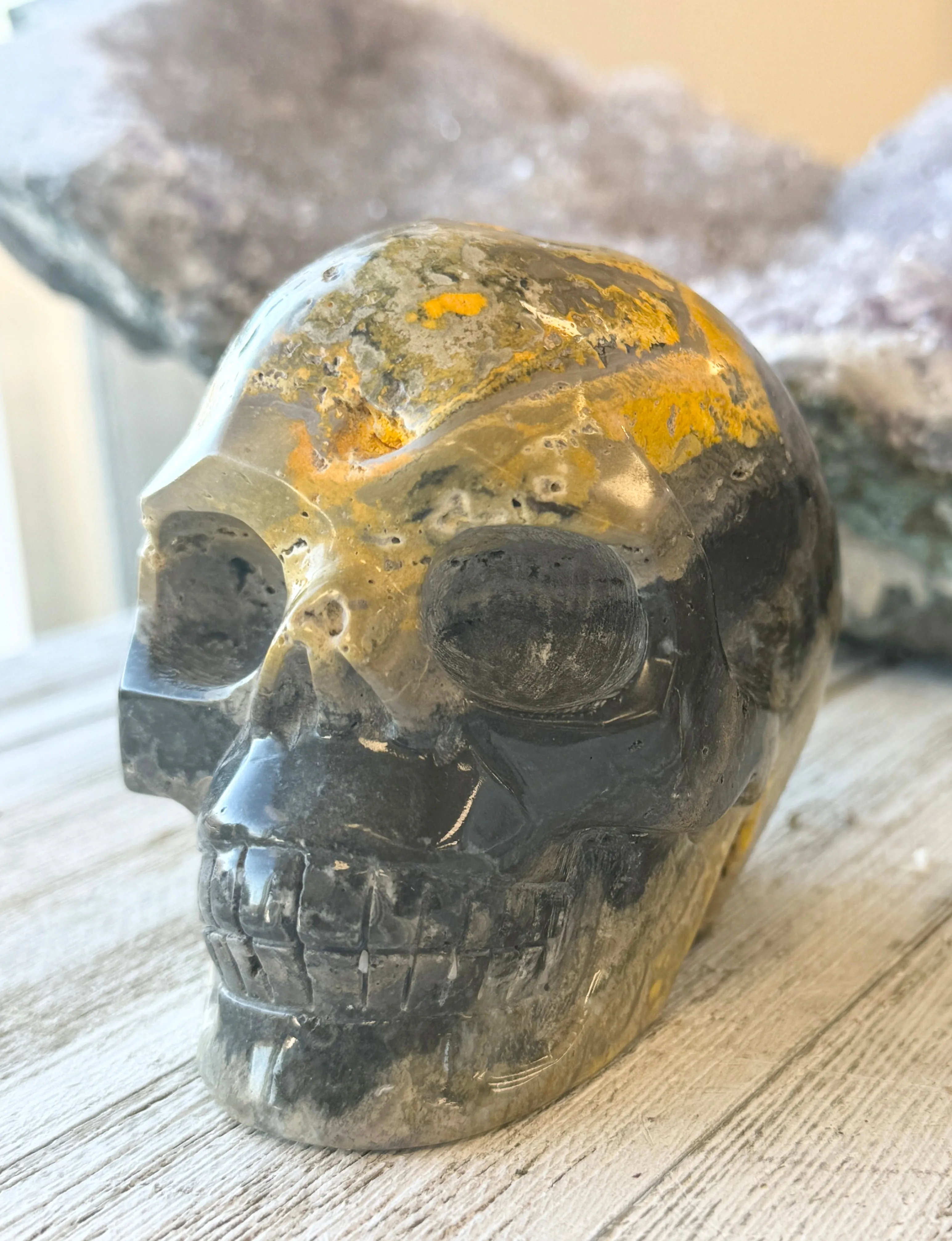 Bumblebee Jasper Skull