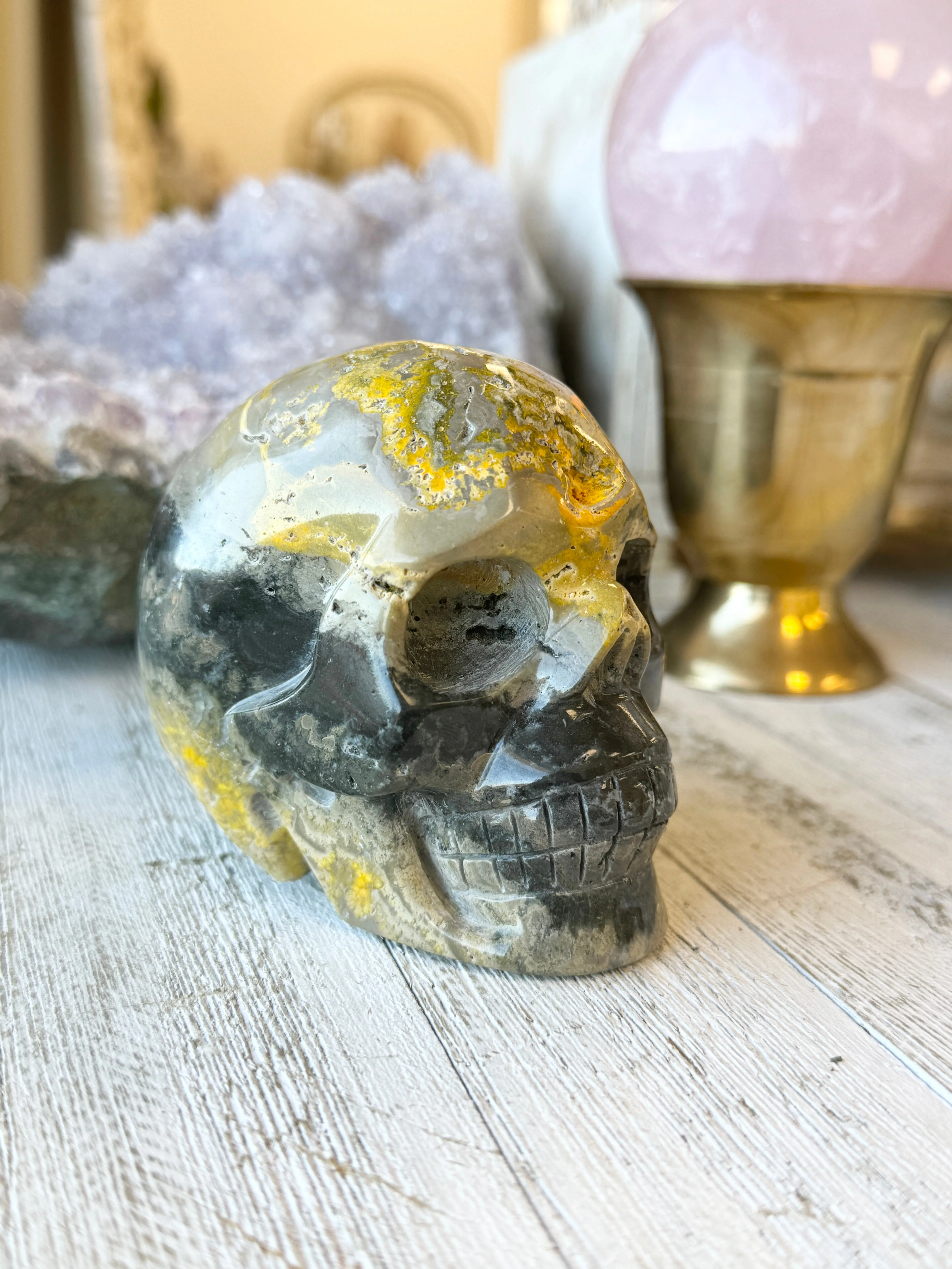 Bumblebee Jasper Skull