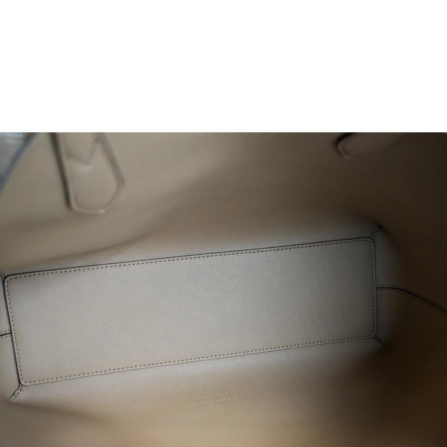 BURBERRY Reversible Haymarket Coated Canvas Tote Bag Tan