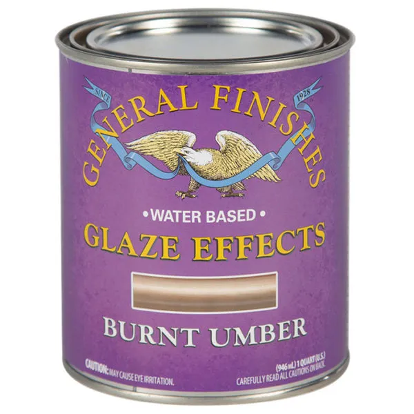 Burnt Umber Glaze Effects