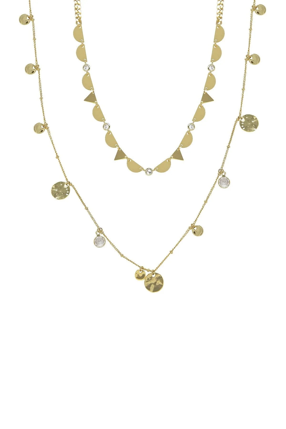 Cairo Layered Coin Necklace