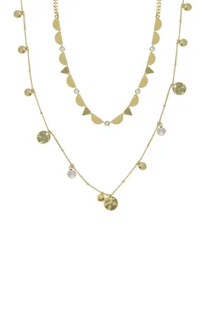 Cairo Layered Coin Necklace