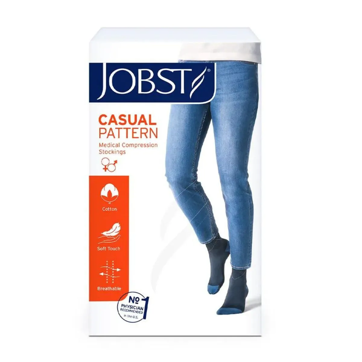 Calcetín Casual Pattern 20-30 mmhg Rosado