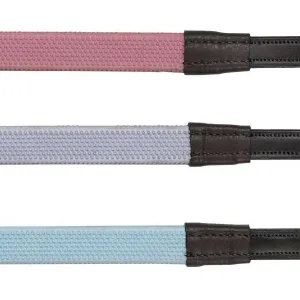 Camelot Colorful Rubber Covered Reins