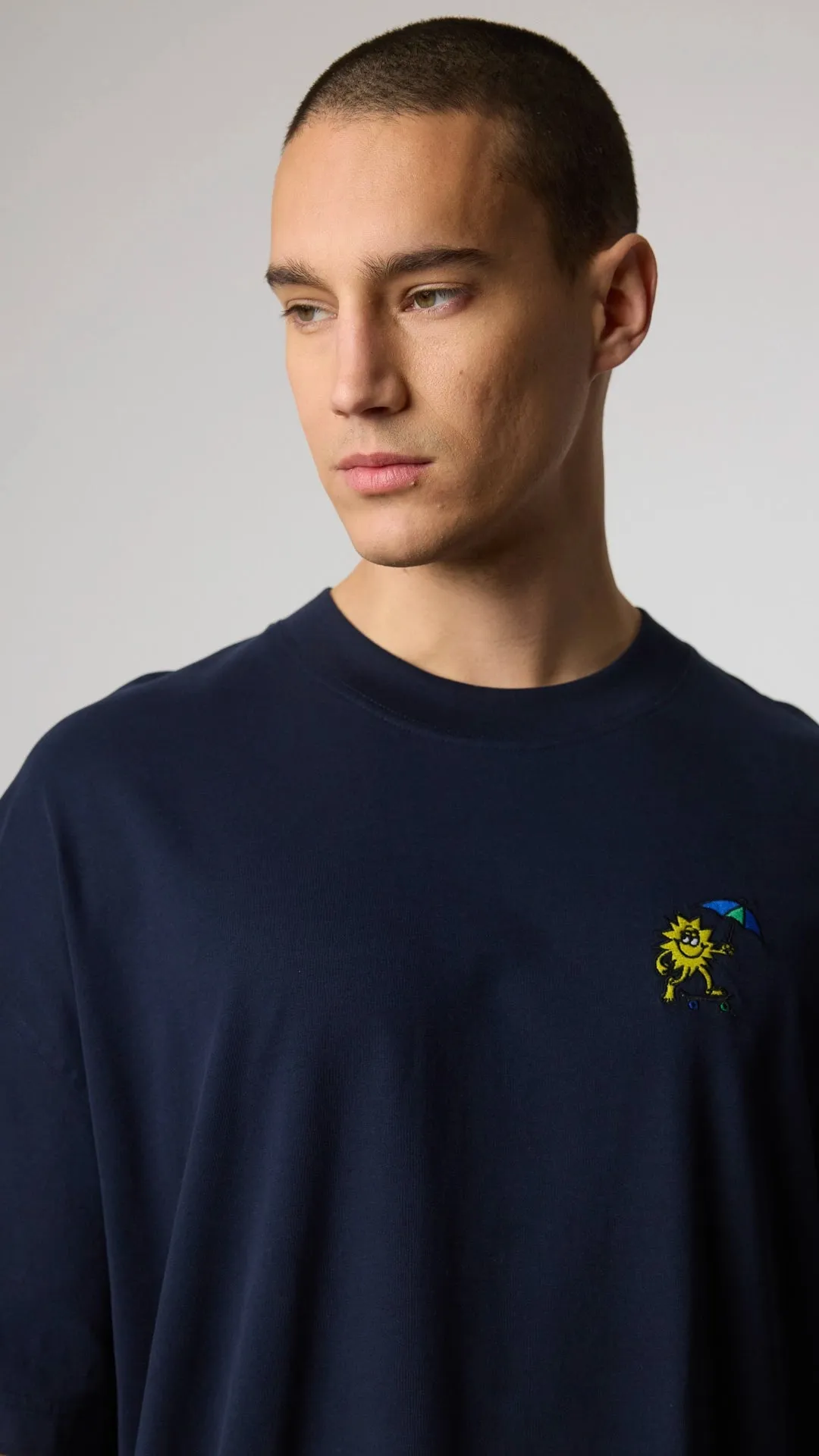 CAMISETA QUILT AZUL MARINO