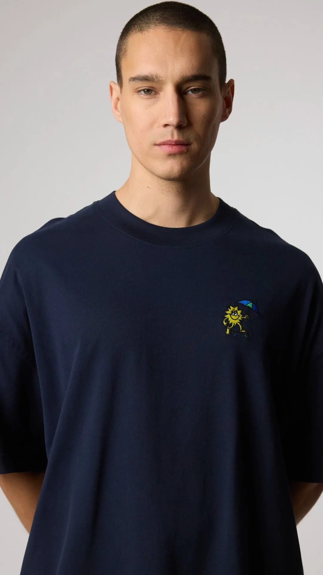 CAMISETA QUILT AZUL MARINO