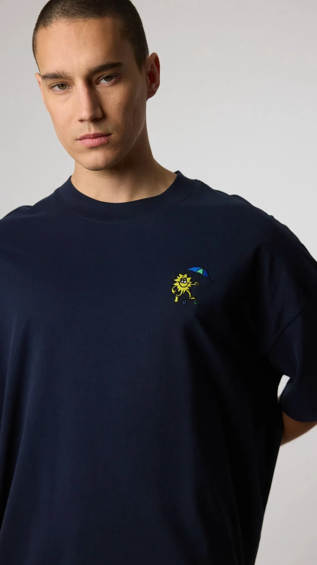 CAMISETA QUILT AZUL MARINO