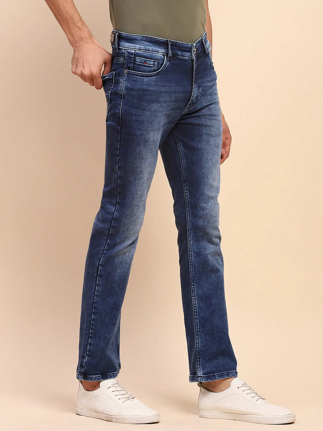 Camla Barcelona Relaxed Dark Blue Stone Wash Denim