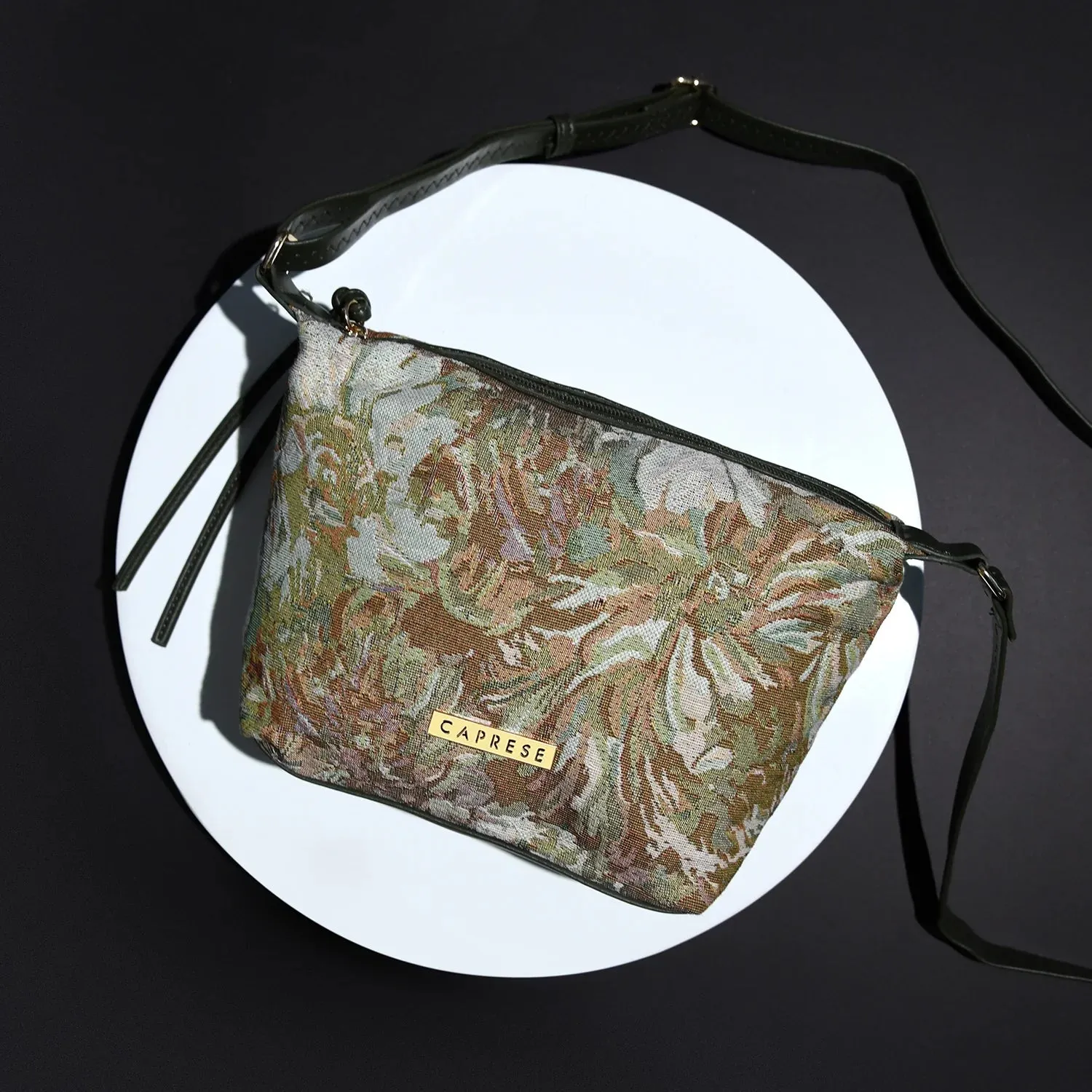 Caprese Brandi Large Green Hobo Bag