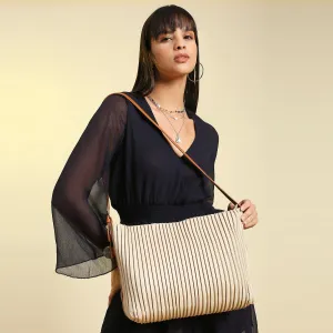 Caprese Diana Large Cream Hobo Bag