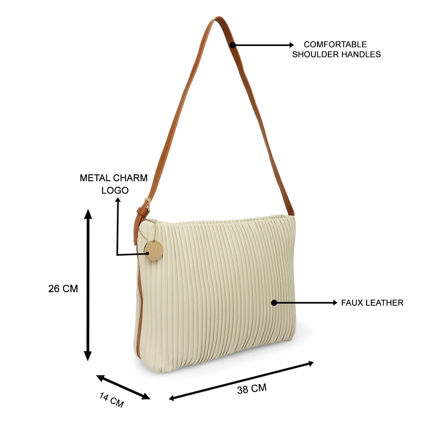 Caprese Diana Large Pastel Green Hobo Bag