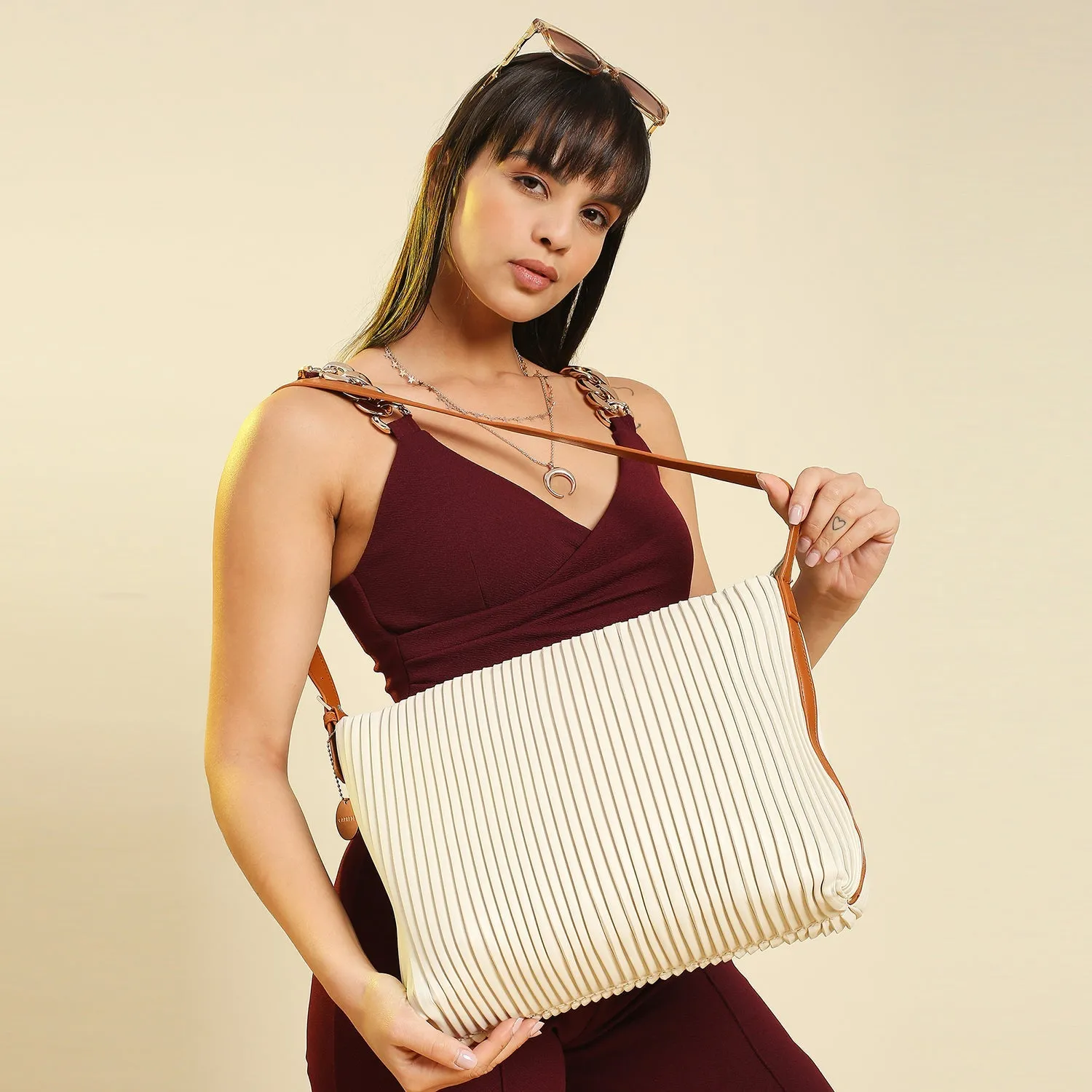 Caprese Diana Large Pastel Green Hobo Bag