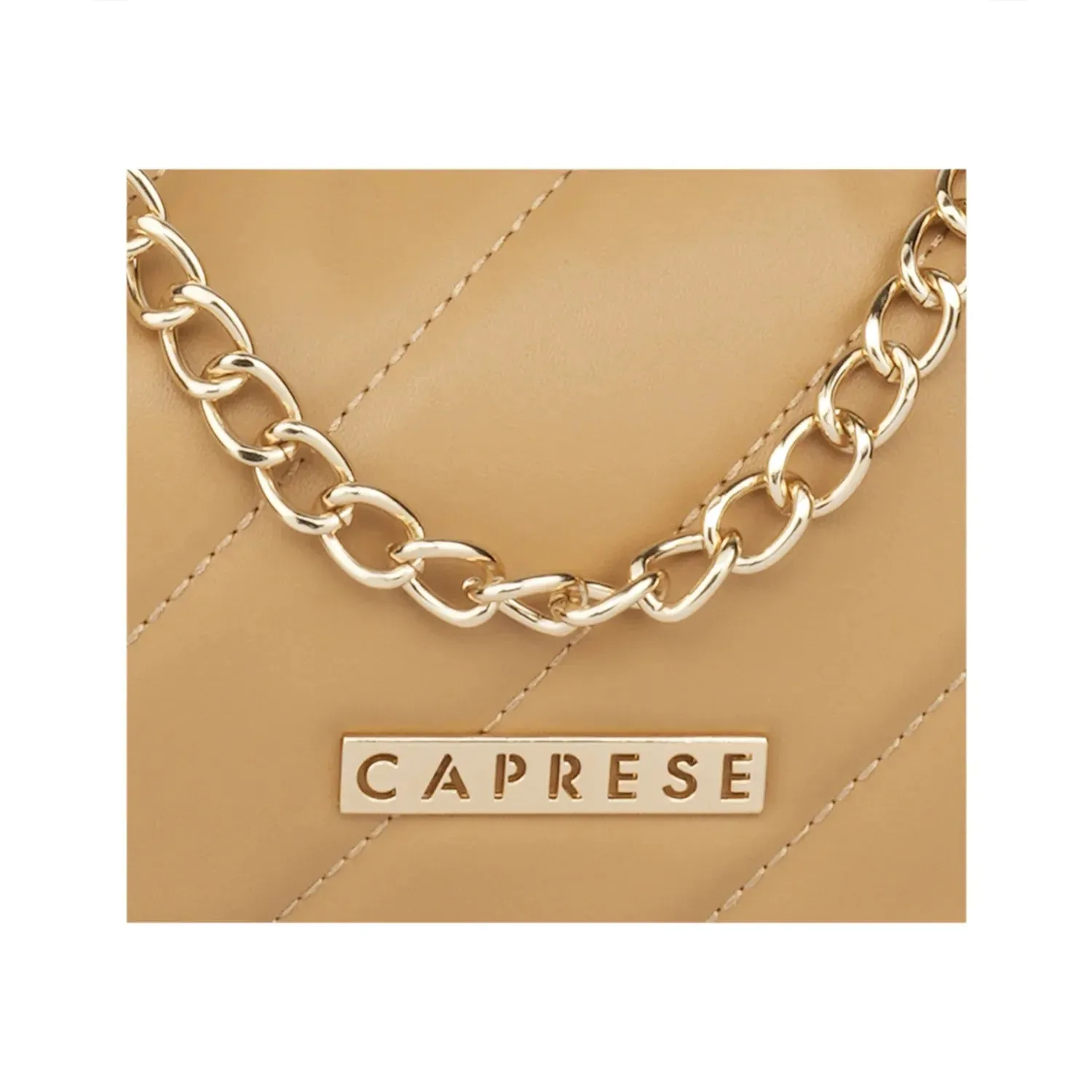 Caprese Karina Medium Almond Hobo Bag