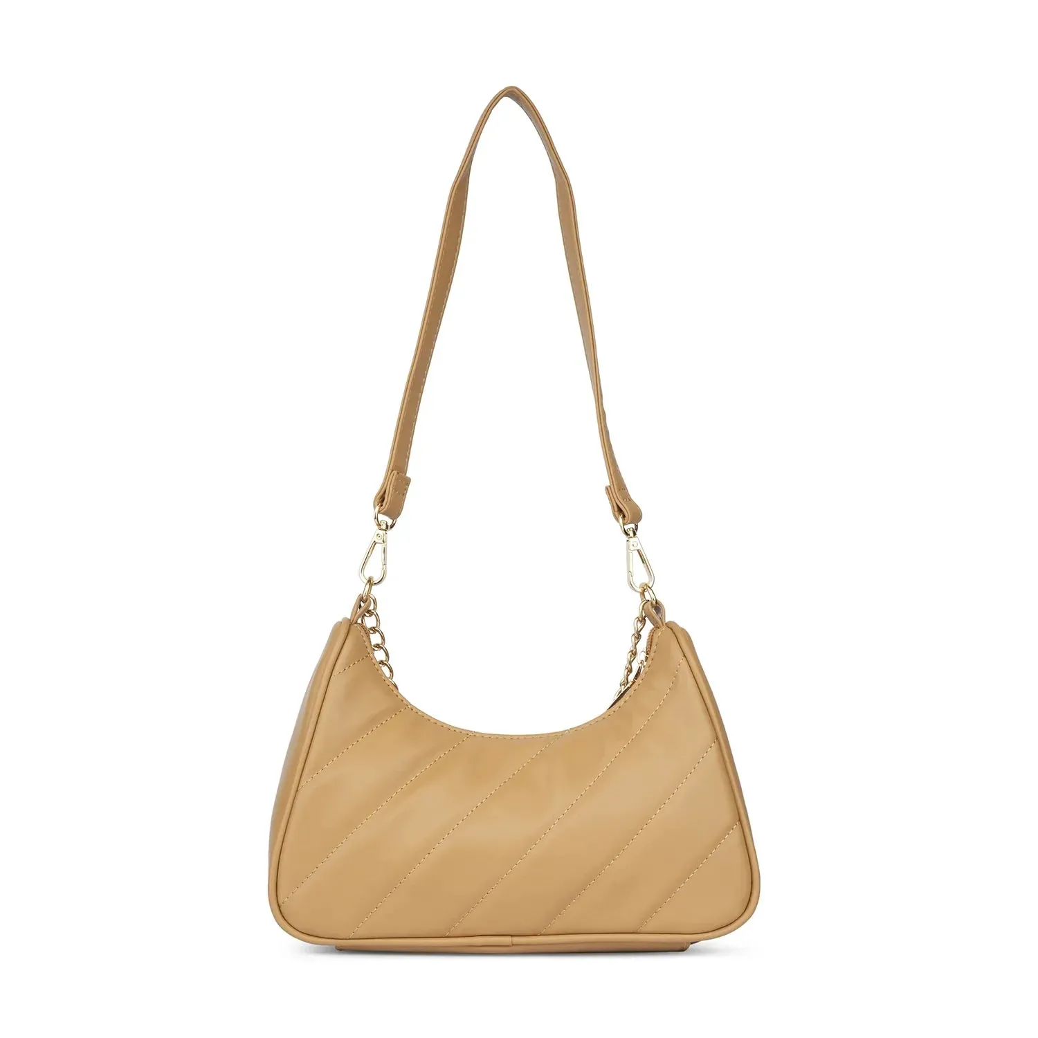 Caprese Karina Medium Almond Hobo Bag