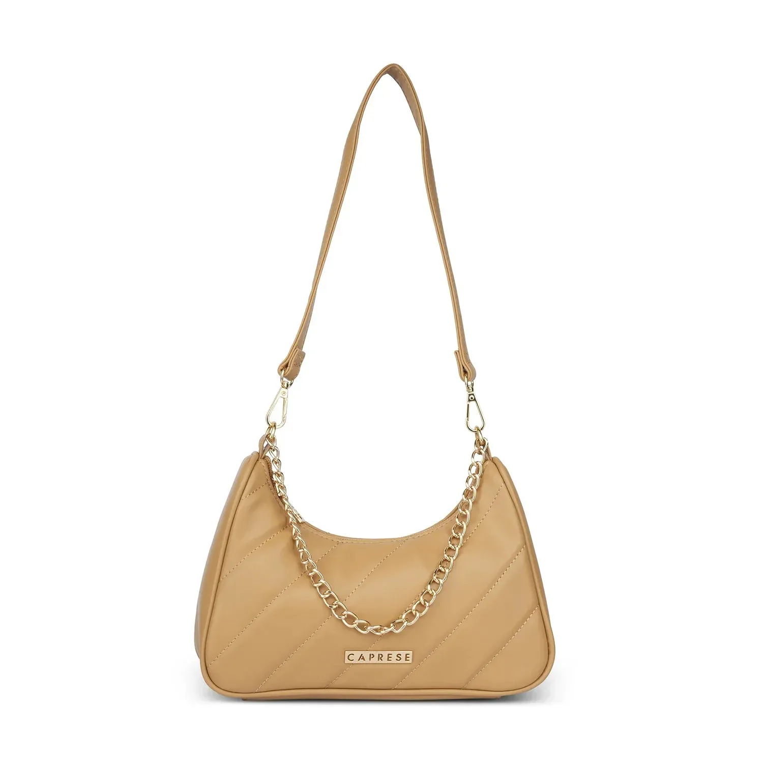 Caprese Karina Medium Almond Hobo Bag