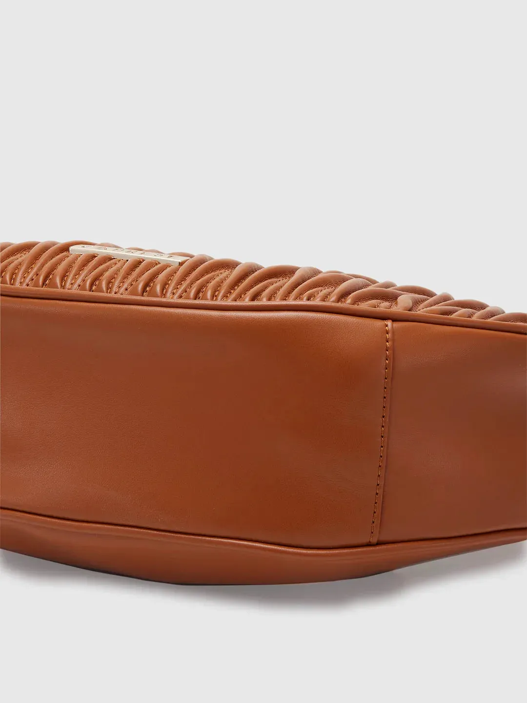 Caprese Mareeya Medium Tan Hobo Bag