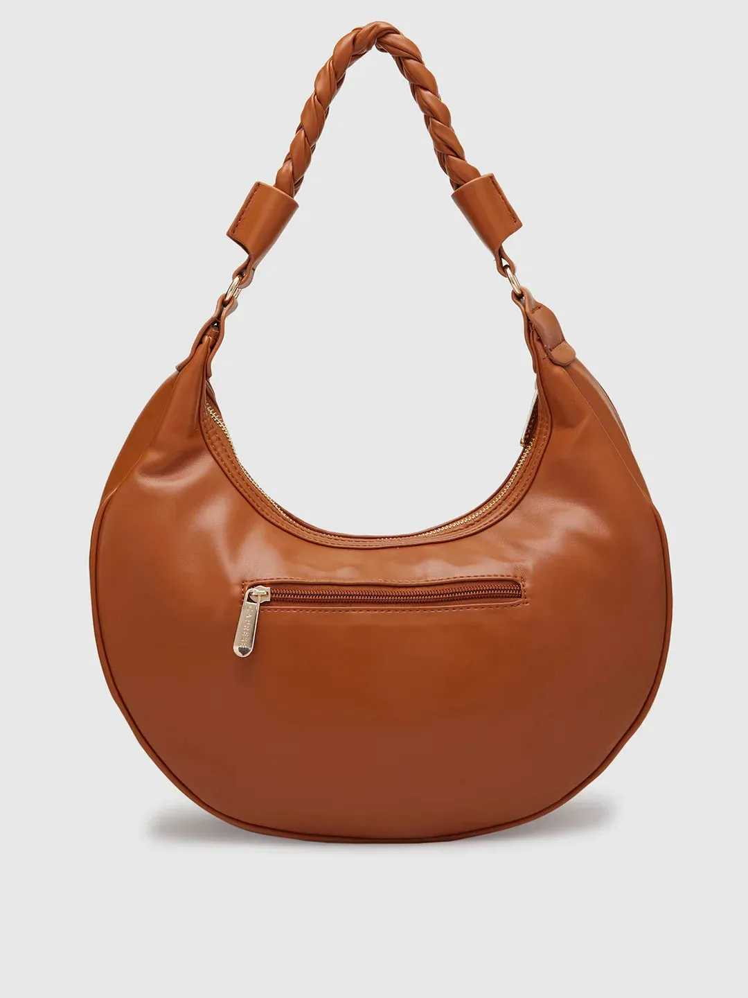 Caprese Mareeya Medium Tan Hobo Bag