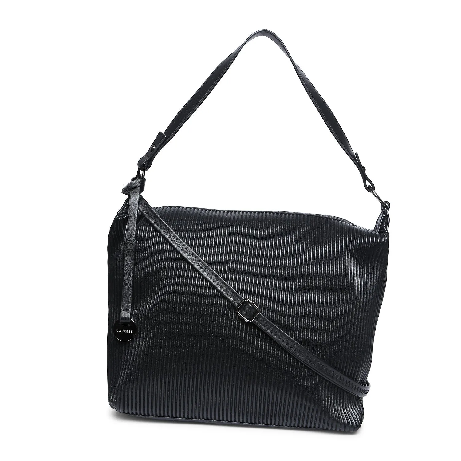 Caprese Symona Large Black Hobo Bag