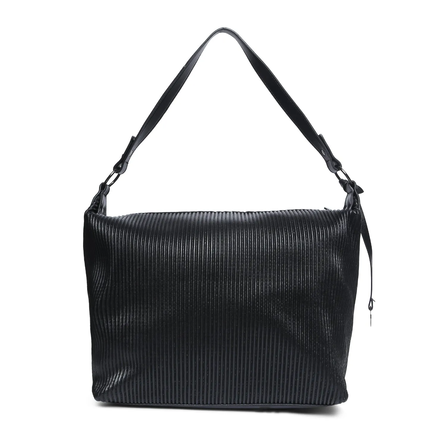 Caprese Symona Large Black Hobo Bag