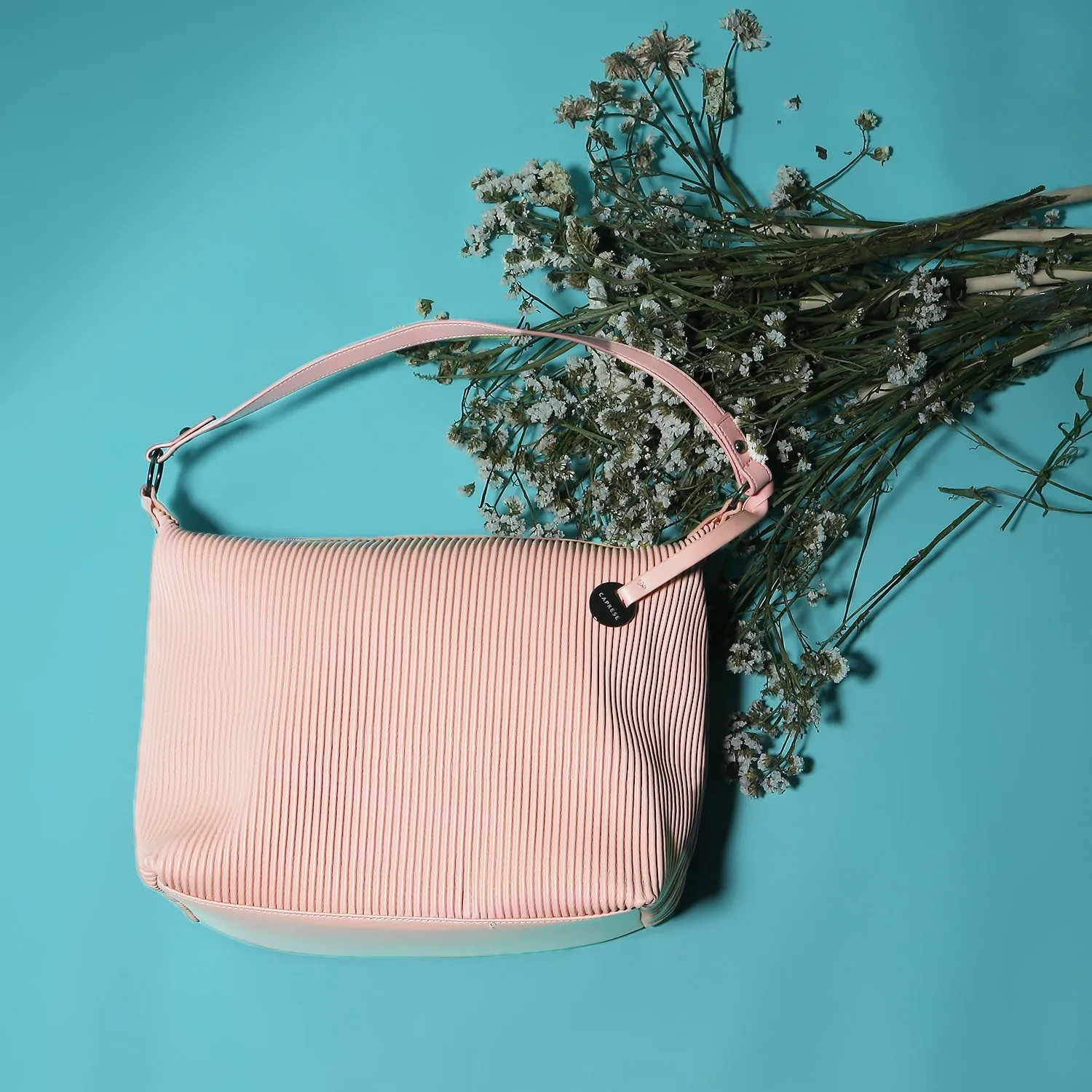 Caprese Symona Large Blush Hobo Bag