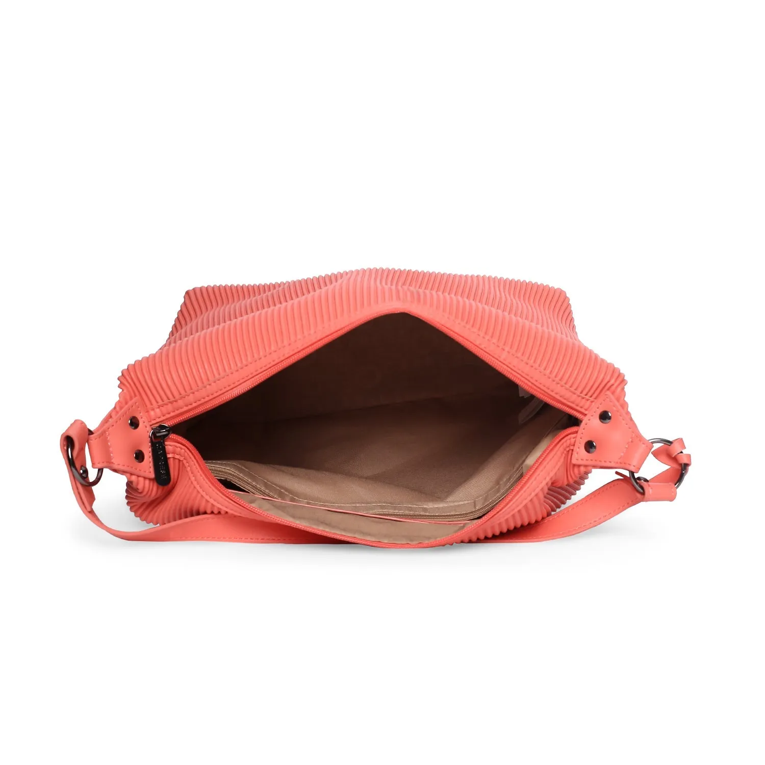 Caprese Symona Large Coral Hobo Bag