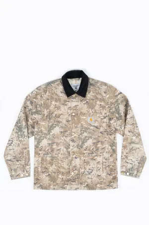 CARHARTT WIP MICHIGAN CHORE COAT CAMO COMBI DESERT