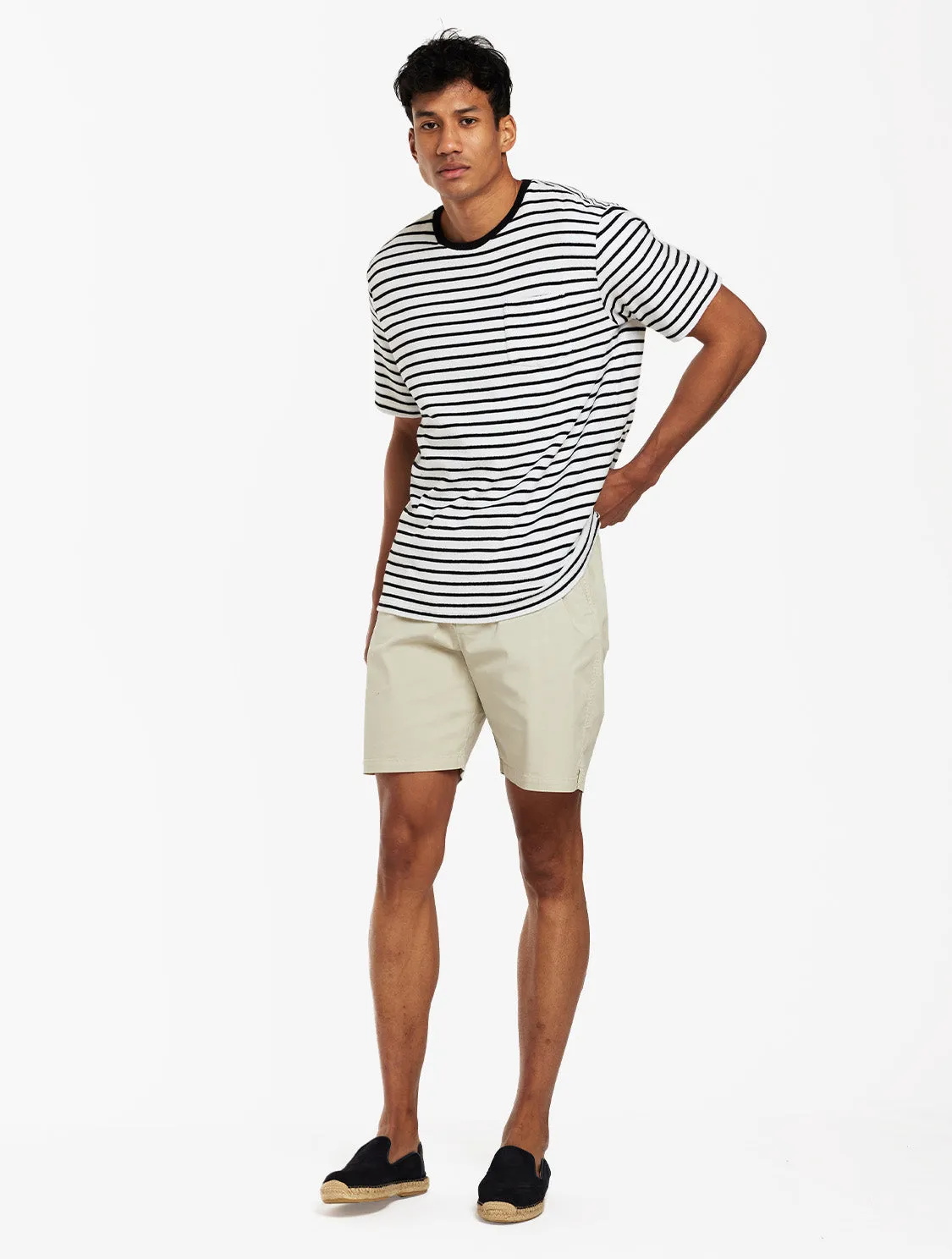CARMO TERRY COTTON T-SHIRT