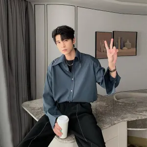 Casual Basic Long-sleeved Shirt