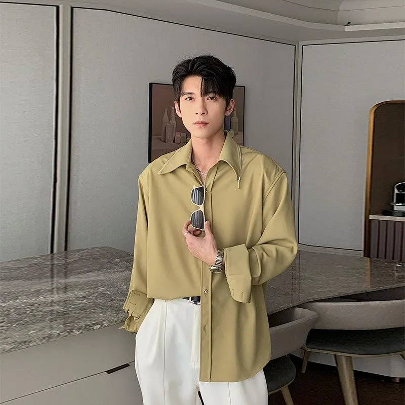 Casual Basic Long-sleeved Shirt
