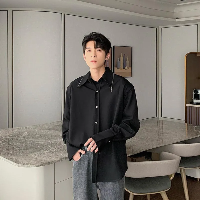 Casual Basic Long-sleeved Shirt