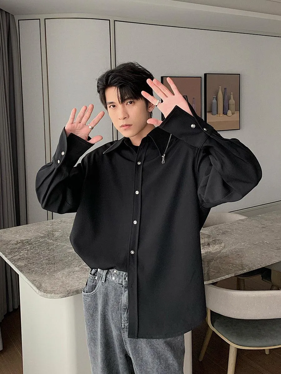 Casual Basic Long-sleeved Shirt