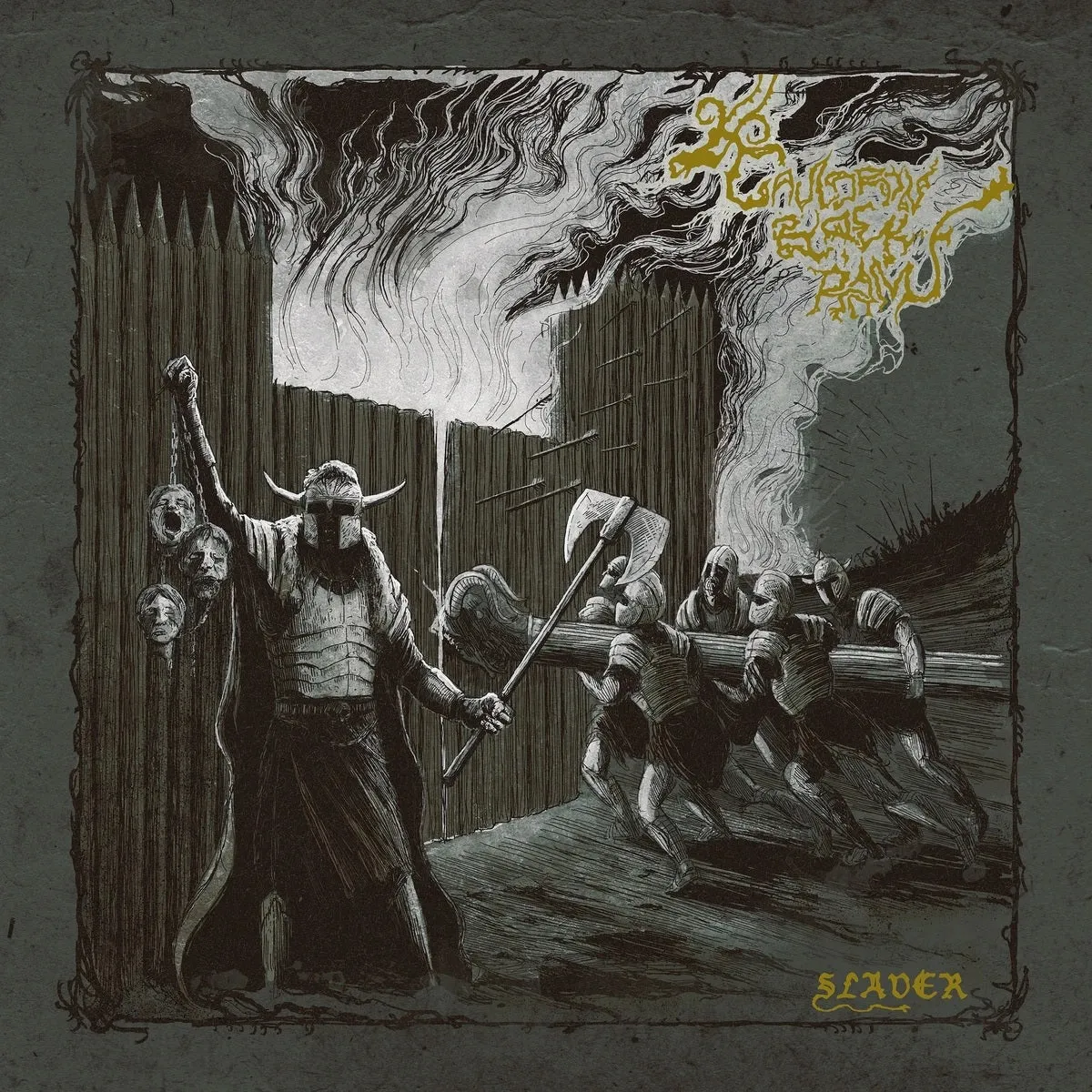 CAULDRON BLACK RAM - Slaver SPLATTER VINYL