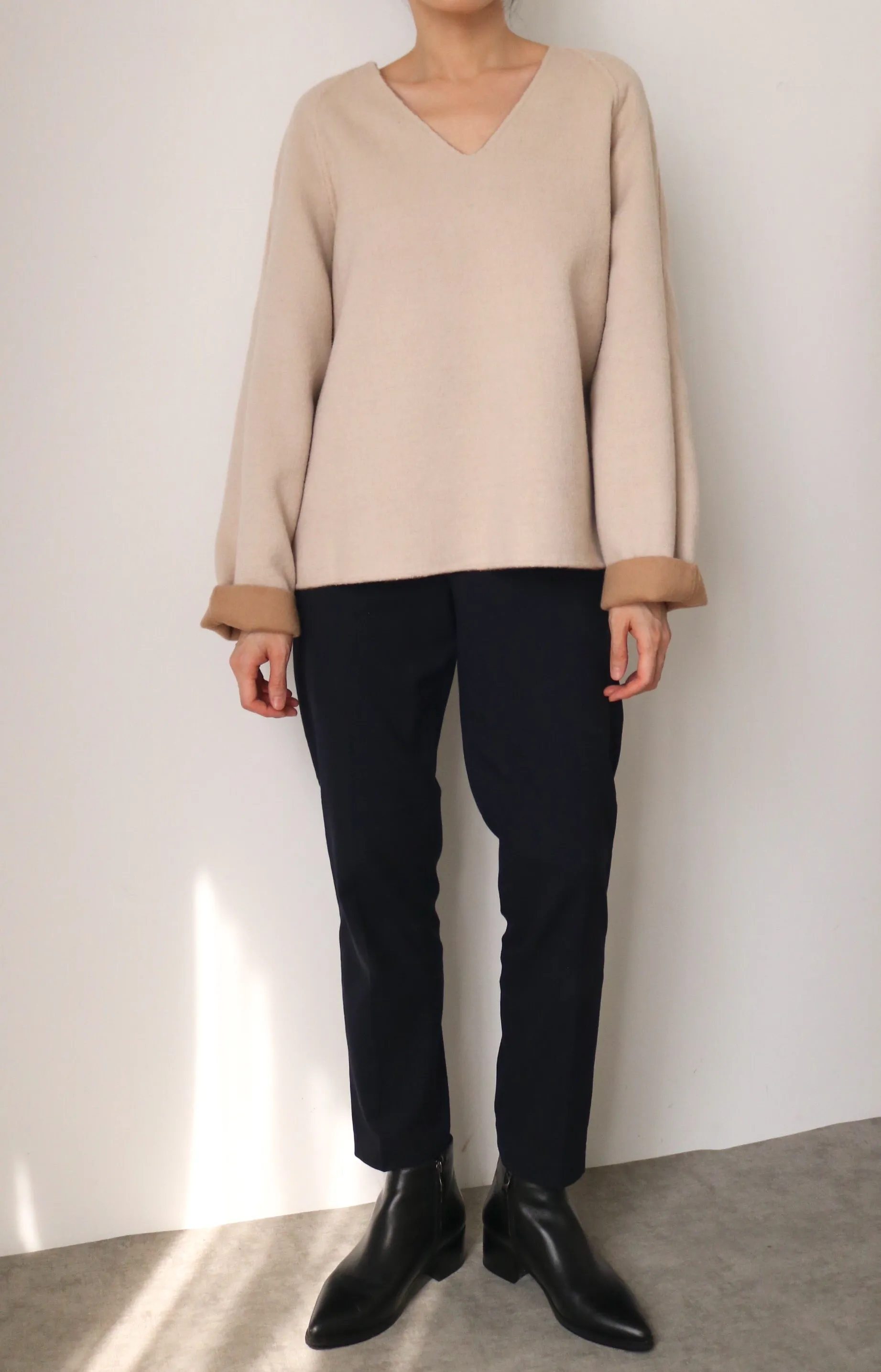 Cecile Sweater {100% handsewn,reversible}